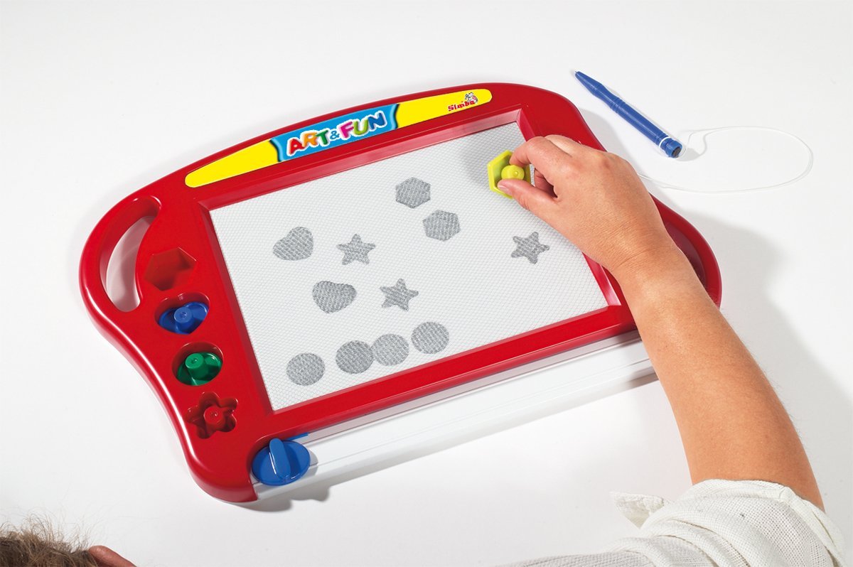 Доска для рисования магнитная, 4 печати, 45 см.  